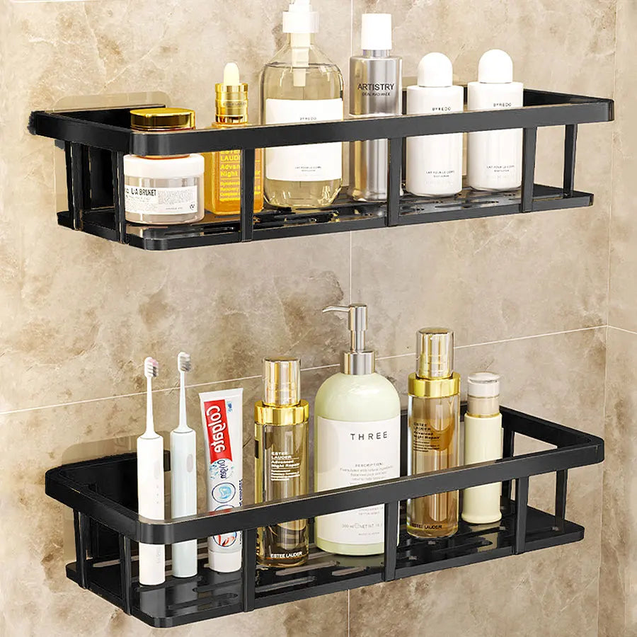Non-Perforated Bathroom Storage Rack, Wall-Mounted Toilet, Washroom, Wall-Mounted Cosmetic Storage Rack