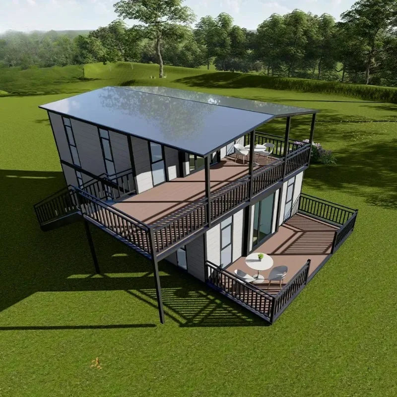 YG Customized Custom 20Ft 40Ft Expandable Container Prefabricated House 5 Bedroom Sale Prefab Granny Flat Portable Home Casa Por