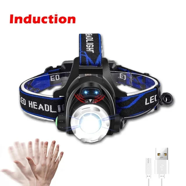 Linterna Frontal Led Recargable- Explora Sin limites