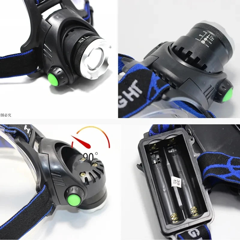 Linterna Frontal Led Recargable- Explora Sin limites