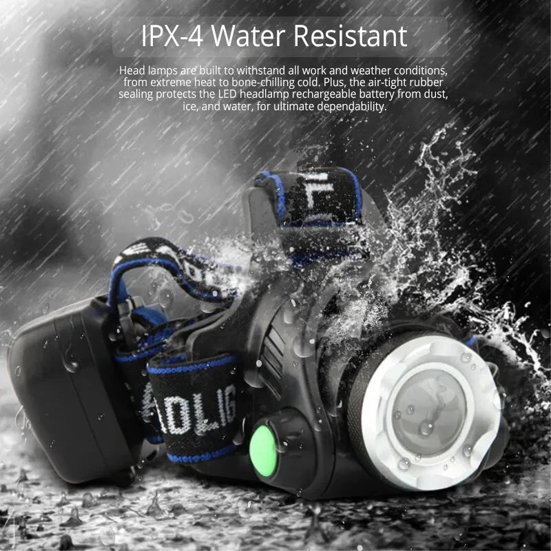 Linterna Frontal Led Recargable- Explora Sin limites