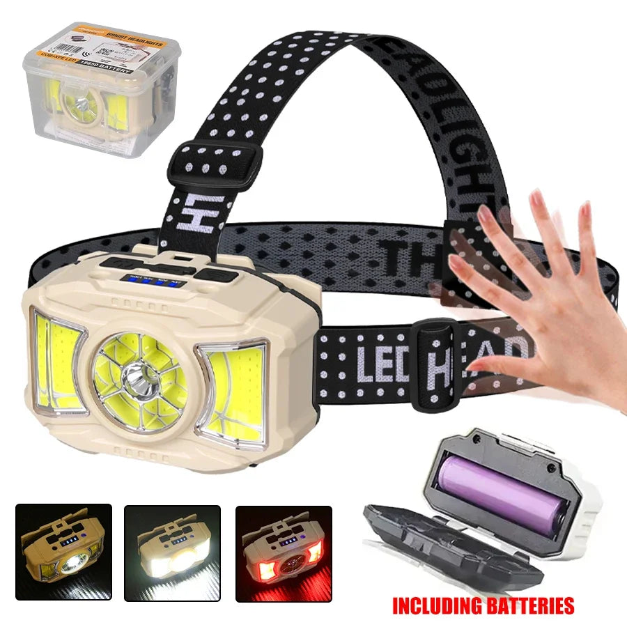 Linterna Frontal Led Recargable- Explora Sin limites