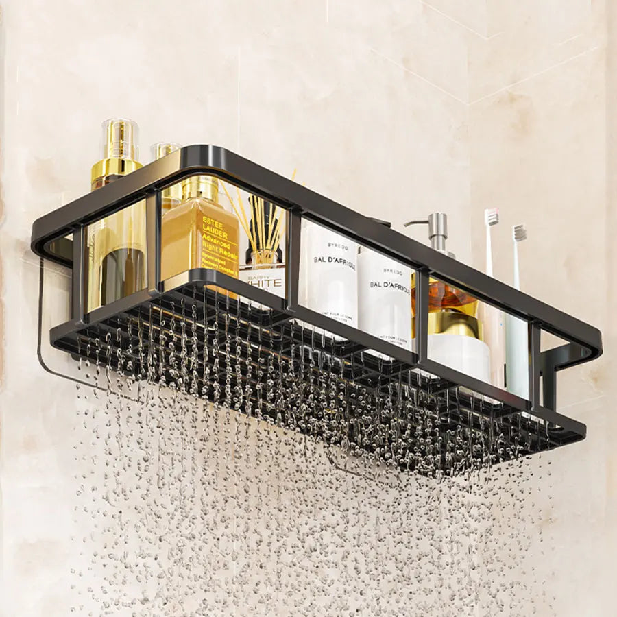 Non-Perforated Bathroom Storage Rack, Wall-Mounted Toilet, Washroom, Wall-Mounted Cosmetic Storage Rack