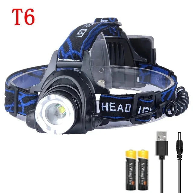 Linterna Frontal Led Recargable- Explora Sin limites