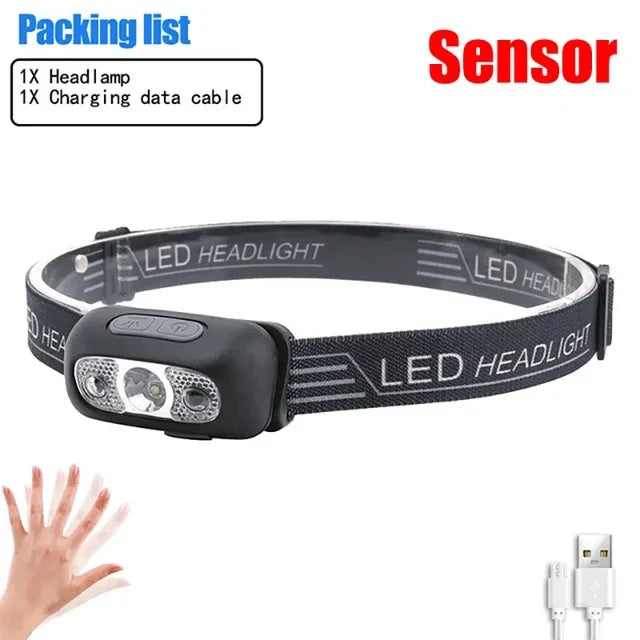 Linterna Frontal Led Recargable- Explora Sin limites