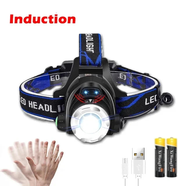 Linterna Frontal Led Recargable- Explora Sin limites