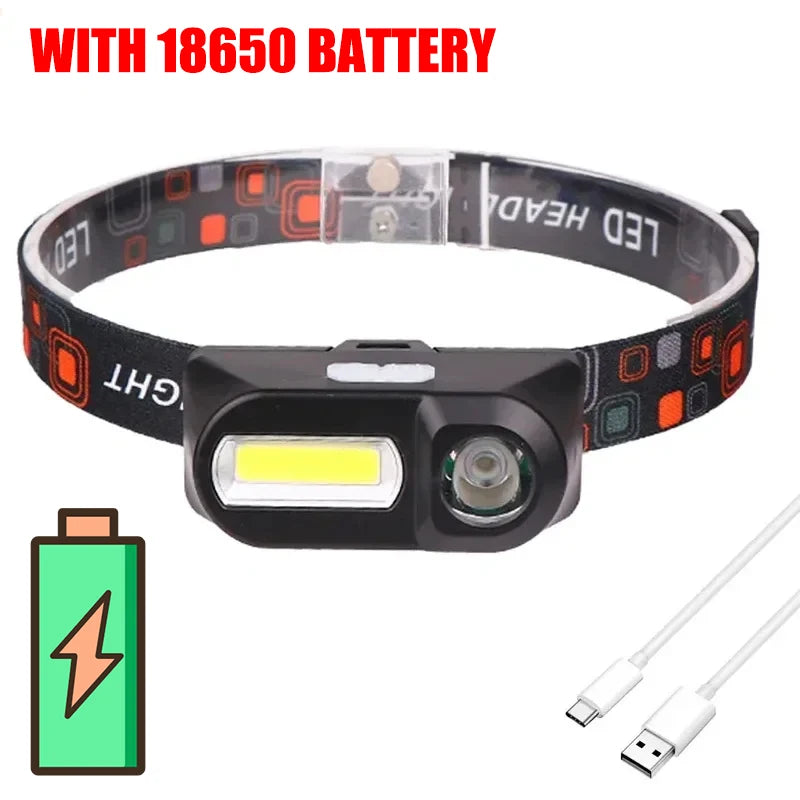 Linterna Frontal Led Recargable- Explora Sin limites